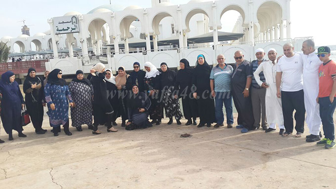  بالصور: معتمرون من مدينة يافا يحلون ضيوفاً على آل زبدة في جدة بالسعودية